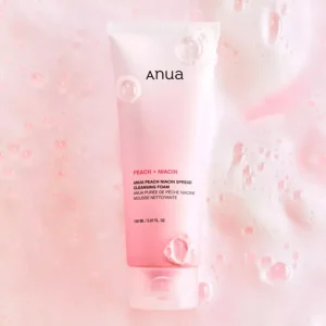 فوم پاک کننده هلو و نیاسین آنوا 4 Anua Peach Niacin Spread Cleansing Foam 150ml 600x600 1