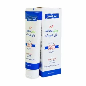 کرم محافظ پای بچه ایروکس حاوی زینک 20٪ ایروکس 3 Irox Baby Pre Nappy Cream