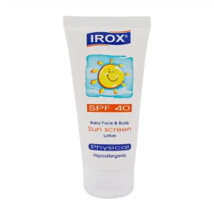 لوسیون ضد آفتاب فیزیکال کودکان SPF40 ایروکس