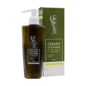 شوینده کرمی پوست جوش دار لامینین 3 Laminin Creamy Cleanser For Acne Prone Skin