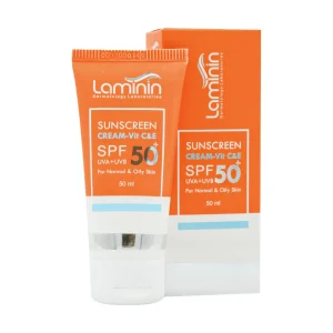 کرم ضد آفتاب فاقد چربی SPF50 لامینین ۵۰ میلیلیتر 3 Laminin Sunscreen Cream OilFree SPF50 50 ml
