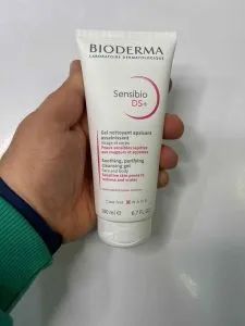 کرم التیام بخش پوست حساس بایودرما حجم 200 میلی لیتر 4 bioderma sensibio ds cleansing gel4