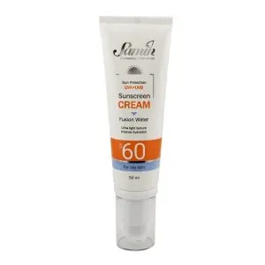 ضد آفتاب فیوژن واتر مناسب پوست چرب SPF60 ثمین 50 میلی‌لیتر