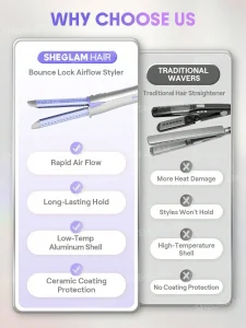 حالت دهنده مو Cool Lock Airflow شیگلم 4 174850468751b8abf0a3df44a4d00022c24b379db0 wk sheglam