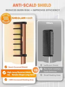 شانه حرارتی ضد سوختگی شیگلم 3 71mE19bikBL. AC UF10001000 QL80