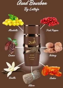 عطر ادکلن اسد بوربون لطافه (قهوه ای) حجم 100 میلی لیتر 4 FerKl6Hu0qt647rW