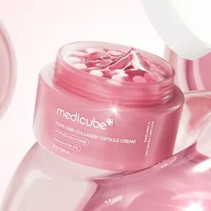 کرم کپسولی کلاژن مدی کیوب 3 Medicube PDRN Pink Collagen Capsule Cream