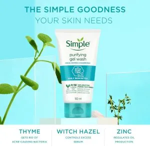 ژل شستشوی پوست چرب سیمپل 2 Simple Purifiying Facewash4