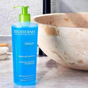 ژل شستشوی پوست چرب و مختلط حجم 400 میلی لیتر بایودرما 4 فیس واش سبیوم بایودرما 300x300 1