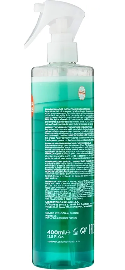 اسپری دو فاز موهای فر حاوی عصاره چای سبز ULTRA RIZOS نلی 400 میلی لیتر 2 اسپری دو فاز موهای فر حاوی عصاره چای سبز ULTRA RIZOS نلی 400 میلی لیتر