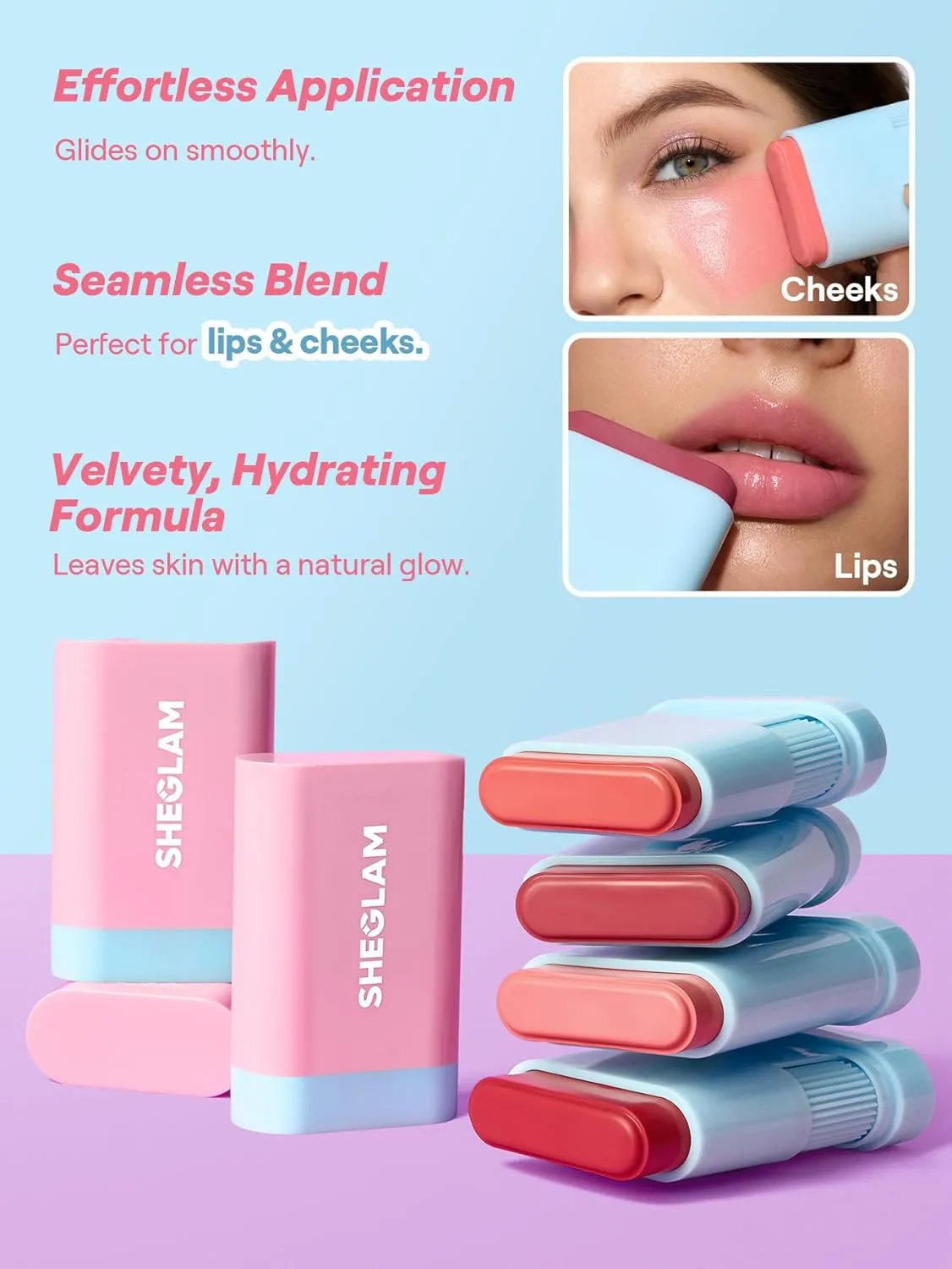رژ گونه گلس گلو استیکی شیگلم 15 گرم 4 رژ گونه گلس گلو استیکی شیگلم 15 گرم