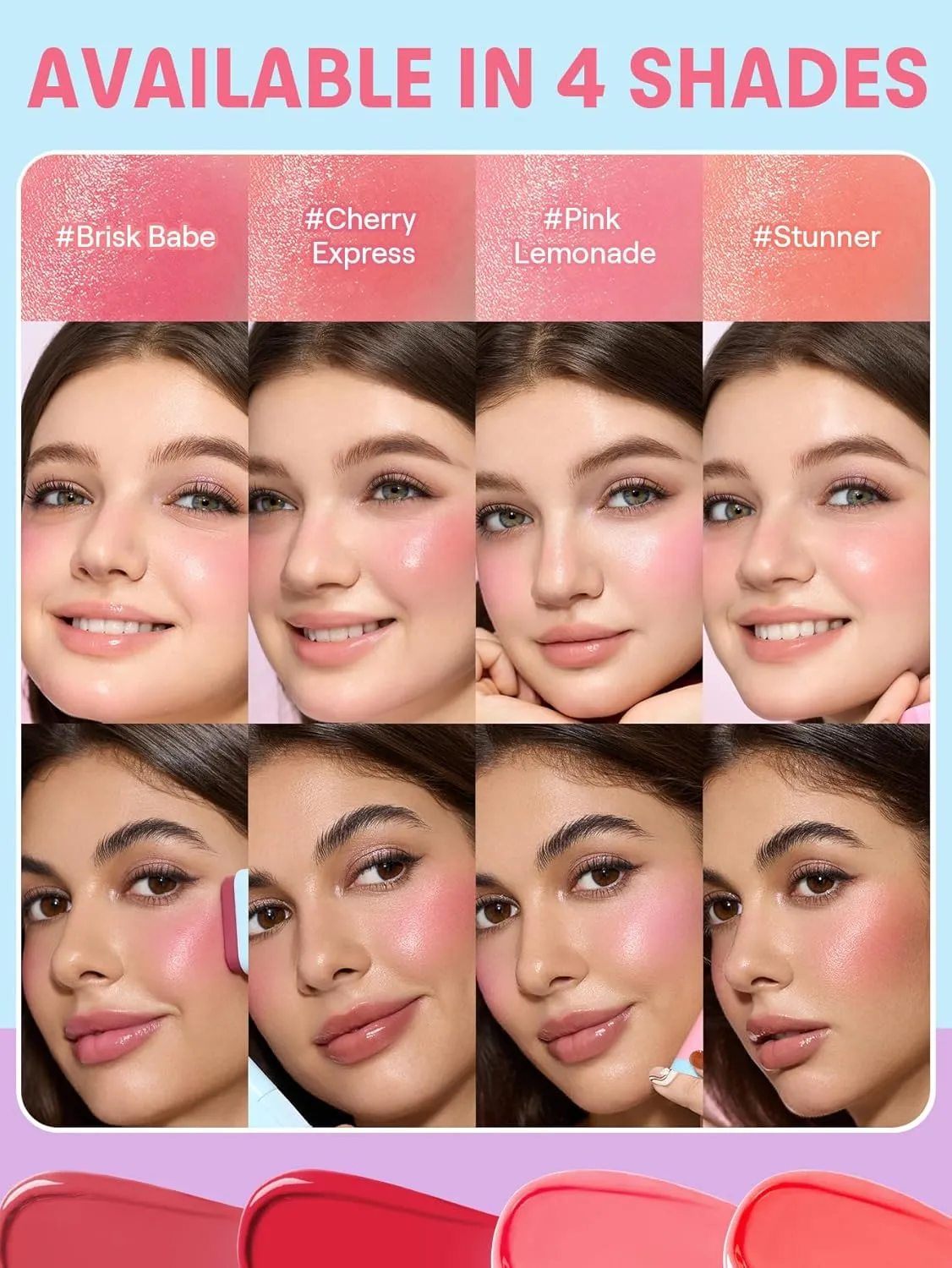رژ گونه گلس گلو استیکی شیگلم 15 گرم 6 رژ گونه گلس گلو استیکی شیگلم 15 گرم