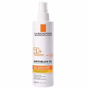 ضدآفتاب اسپری +SPF50  مخصوص صورت و بدن بدون رنگ لاروش پوزای 200 میلی‌لیتر