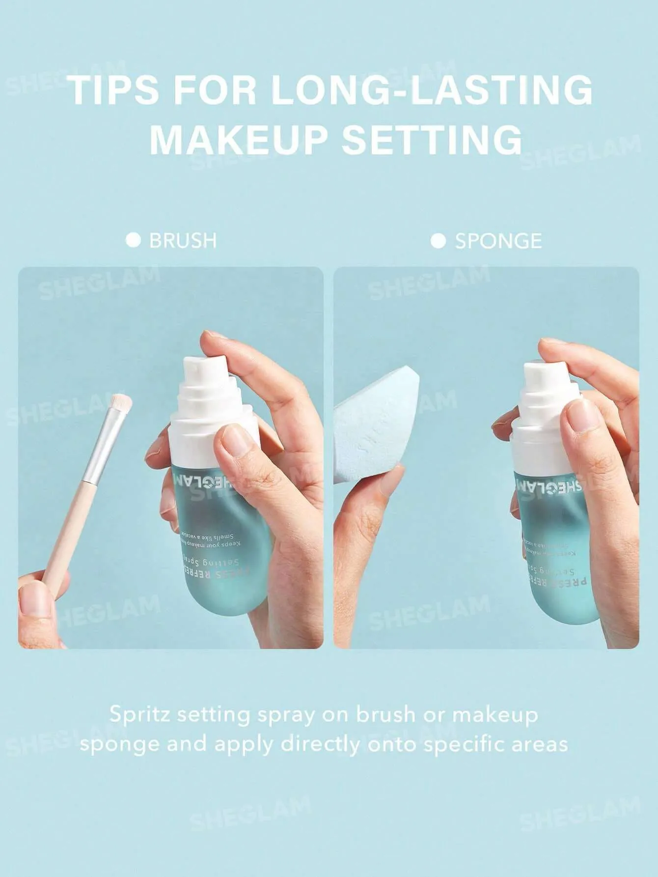 اسپری تثبیت کننده آرایش مدل Press Refresh شیگلم 55 میلی لیتر 2 اسپری تثبیت کننده آرایش مدل Press Refresh شیگلم 55 میلی لیتر