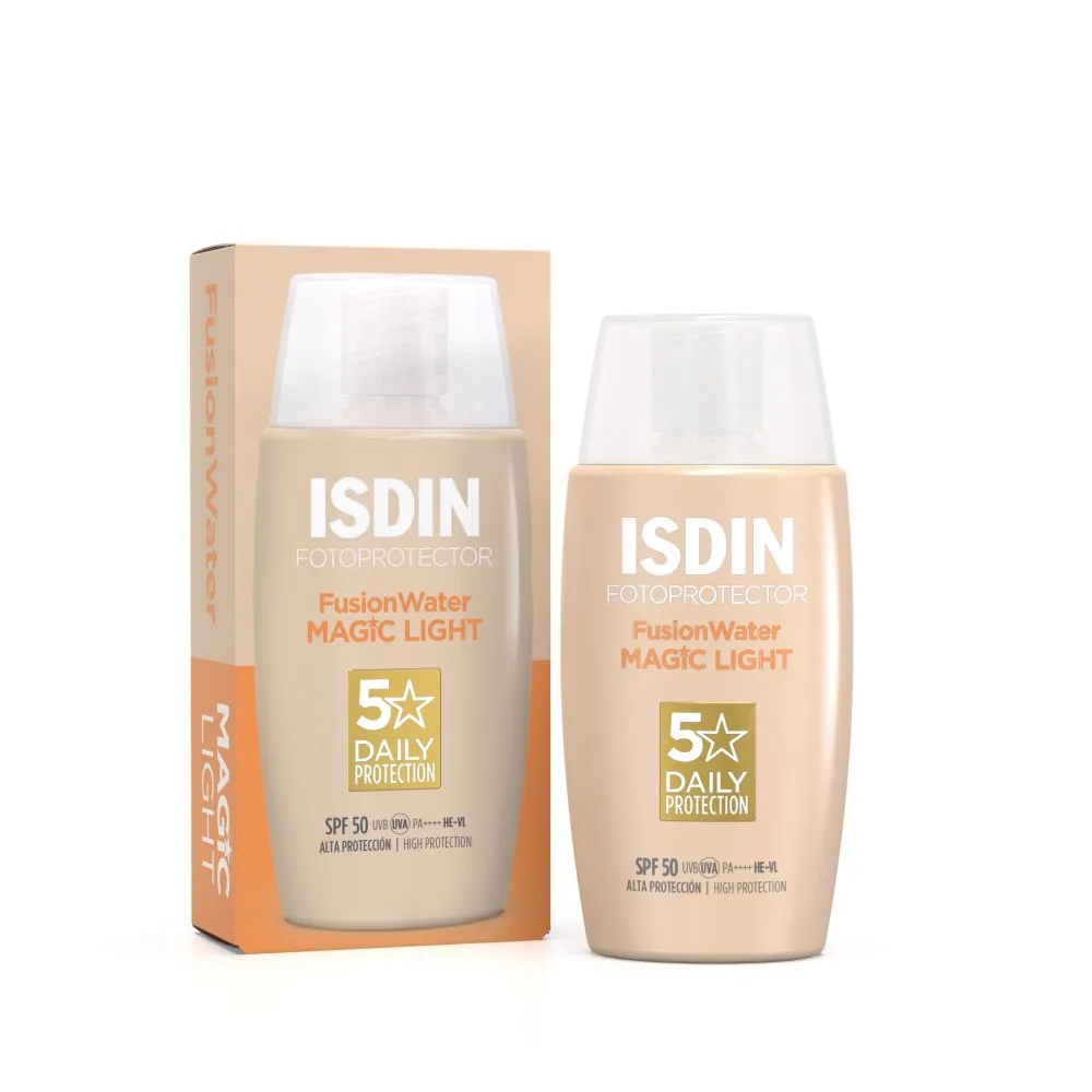 کرم ضد آفتاب فیوژن واتر مجیک SPF 50 Light ایزدین ۵۰ میلیلیتر 1 کرم ضد آفتاب فیوژن واتر مجیک SPF 50 Light ایزدین ۵۰ میلیلیتر