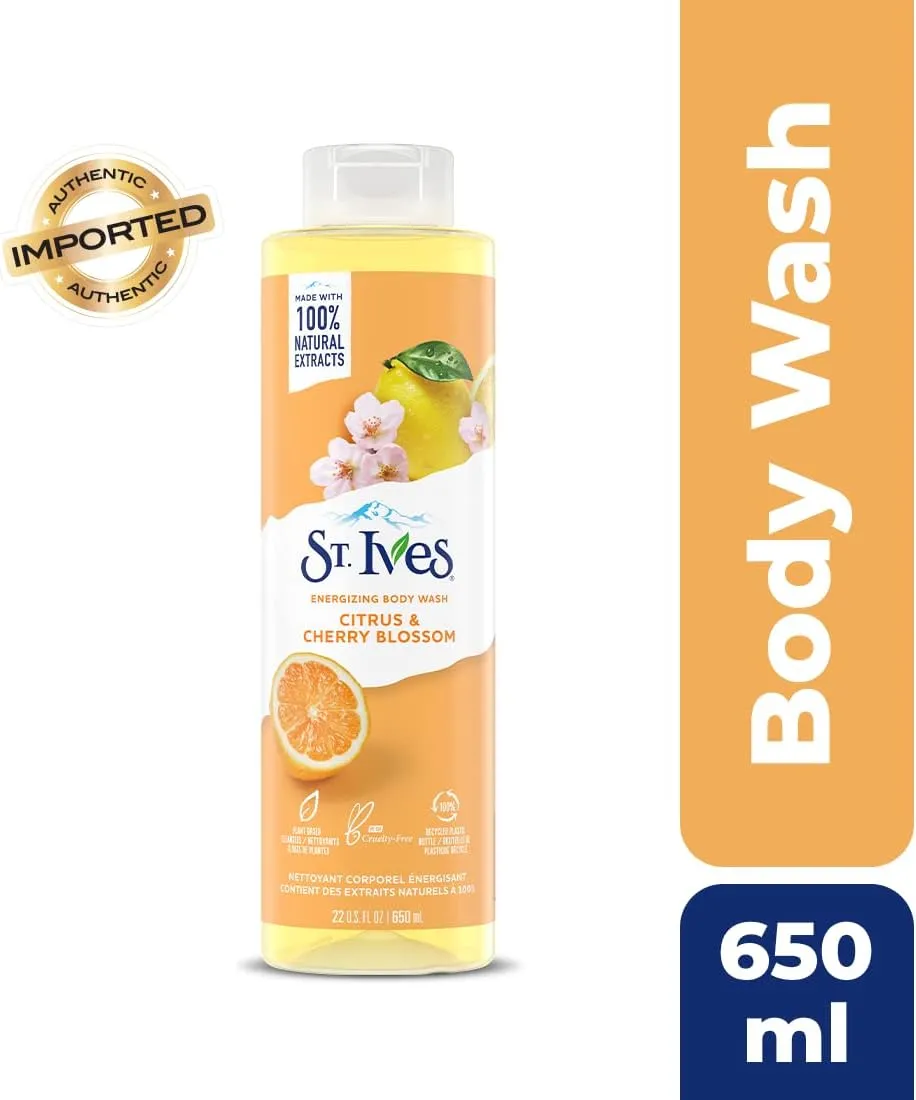 شامپوی بدن شاداب کننده مرکبات و شکوفه گیلاس استی ایوز ۷۰۰ میلیلیتر 2 شامپوی بدن شاداب کننده مرکبات و شکوفه گیلاس استی ایوز ۷۰۰ میلیلیتر