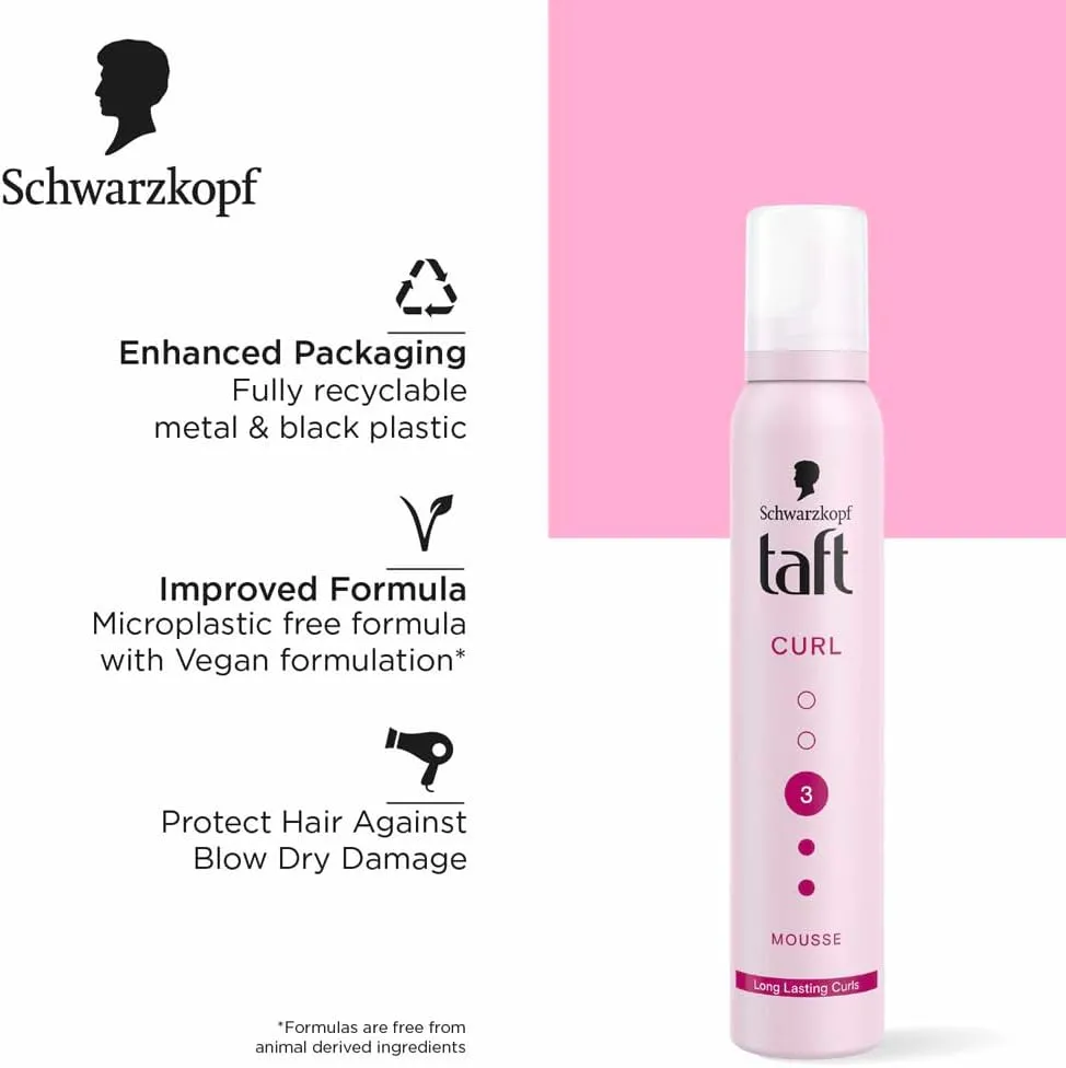 موس حالت دهنده مو شوارتسکف Curl شماره ۳ تافت 150 میلیلیتر 4 موس حالت دهنده مو شوارتسکف Curl شماره ۳ تافت 150 میلیلیتر