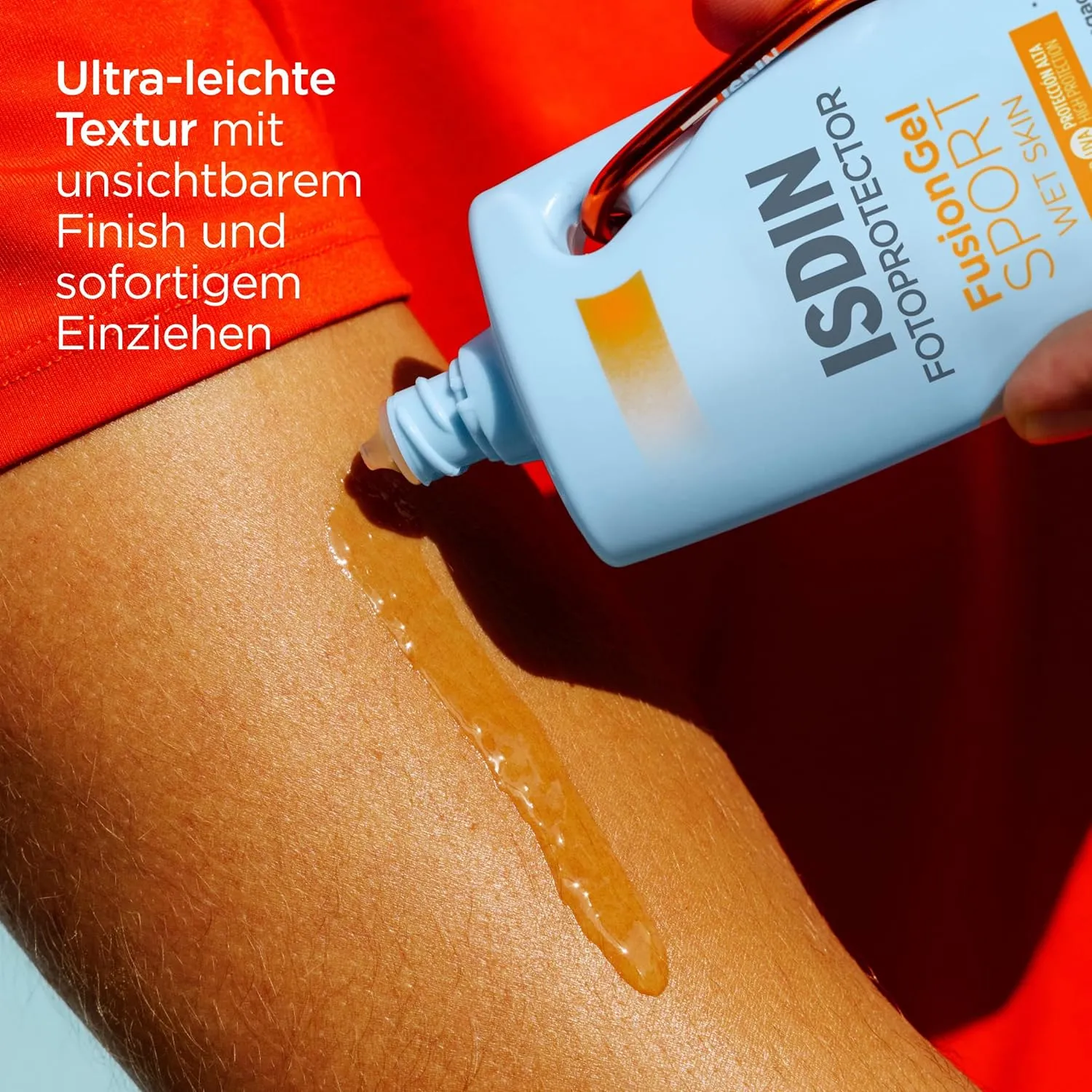 ژل ضد آفتاب آنتی اکسیدان فیوژن ژل اسپورت SPF 50 بی رنگ ایزدین 100 میلیلیتر 6 ژل ضد آفتاب آنتی اکسیدان فیوژن ژل اسپورت SPF 50 بی رنگ ایزدین 100 میلیلیتر