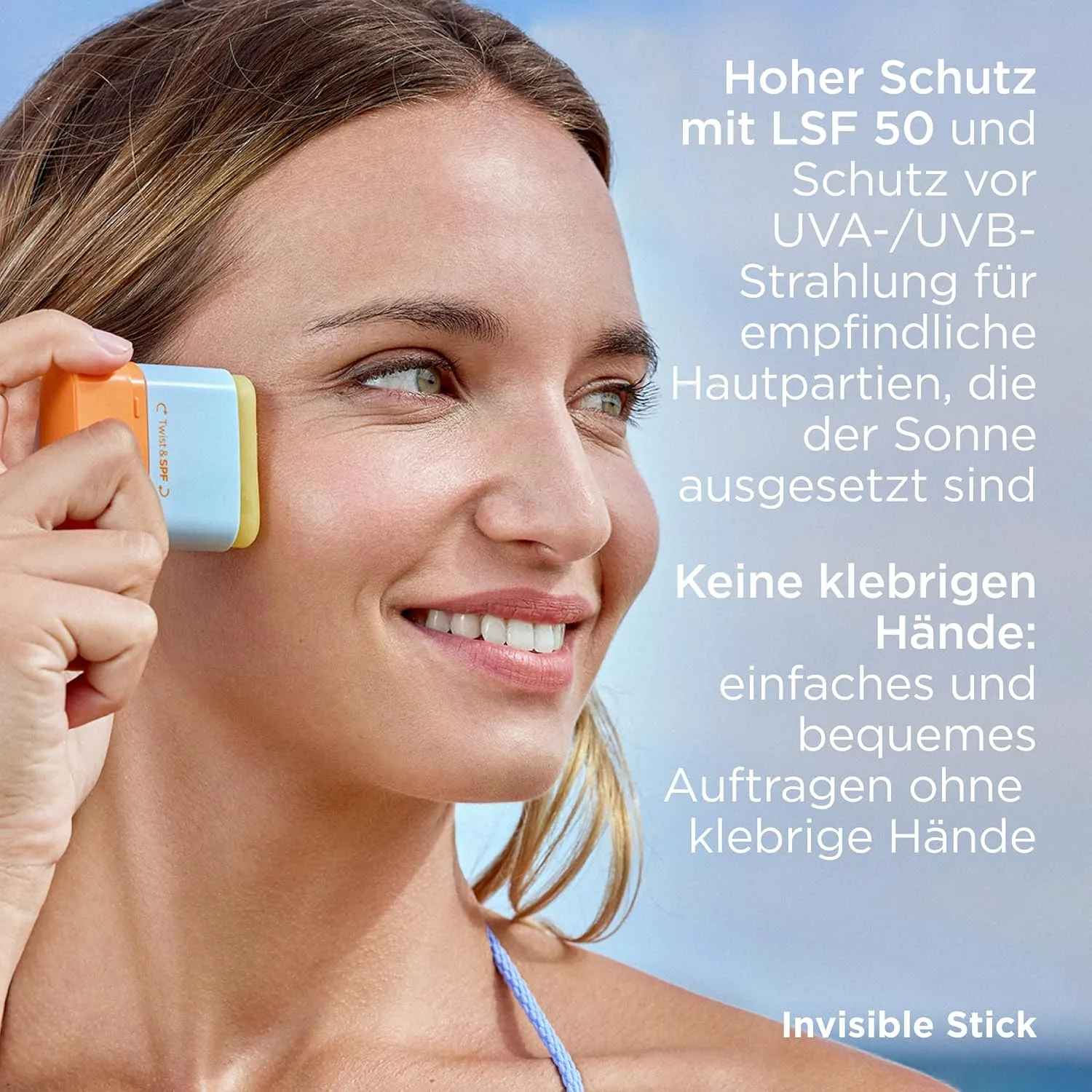 استیک ضد آفتاب اینویزیبل SPF 50 بی رنگ ایزدین ۱۰ گرم 7 استیک ضد آفتاب اینویزیبل SPF 50 بی رنگ ایزدین ۱۰ گرم