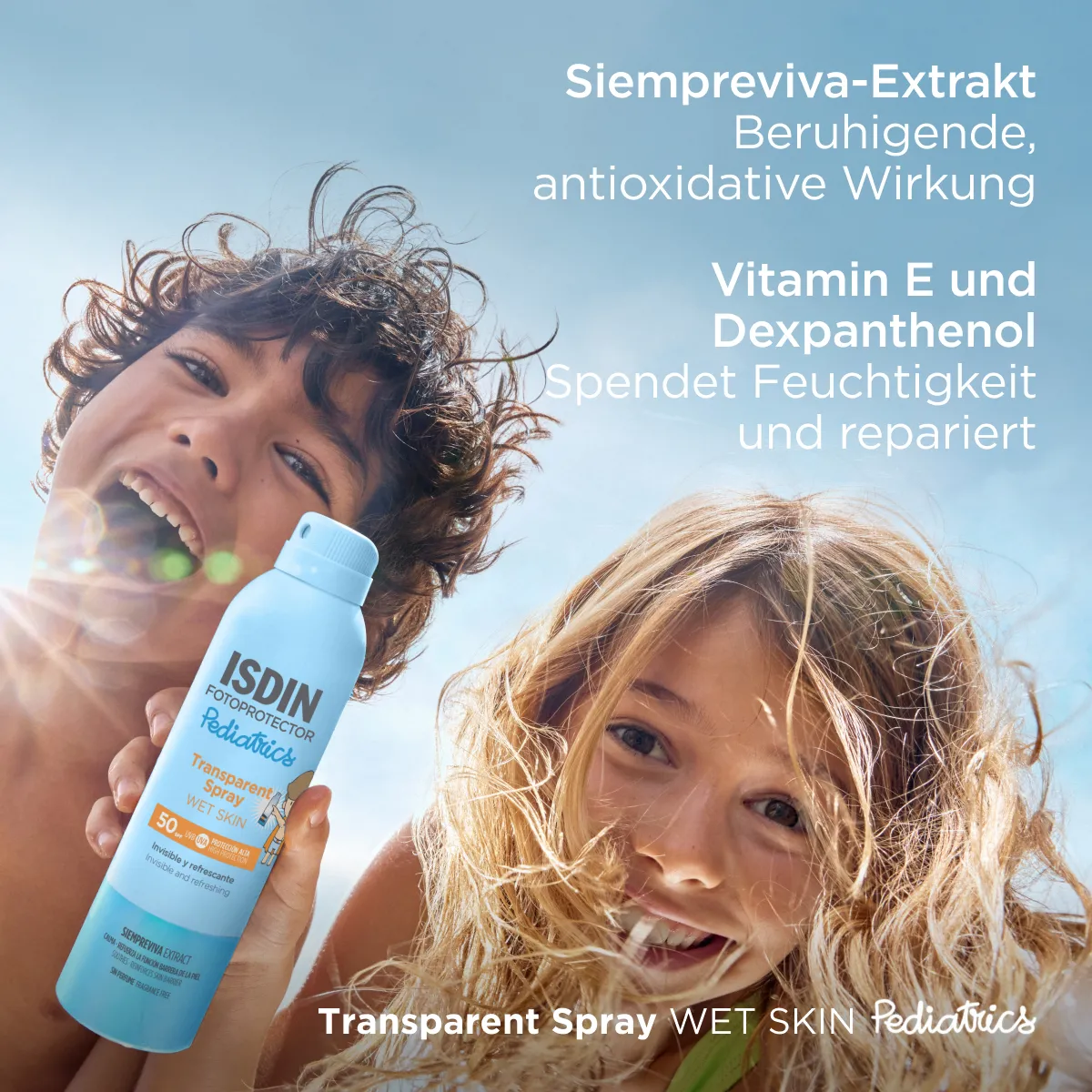 کرم ضد آفتاب بچگانه ضد آب ترنسپرنت اسپری ویت اسکین SPF 50 رنگ 27099 ایزدین ۲۵۰ میلیلیتر 3 کرم ضد آفتاب بچگانه ضد آب ترنسپرنت اسپری ویت اسکین SPF 50 رنگ 27099 ایزدین ۲۵۰ میلیلیتر