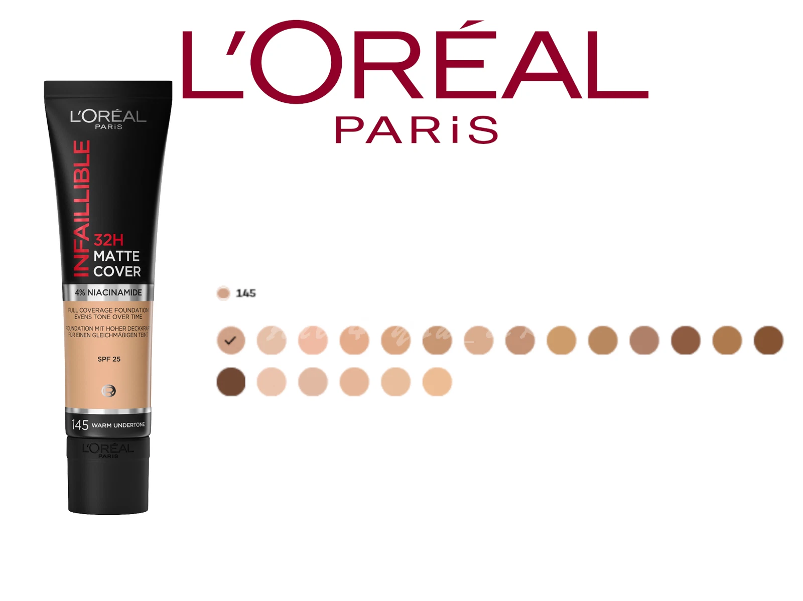کرم پودر مات اینفالبل ۳۲ ساعته مات کاور لورئال پاریس 30 میلیلیتر 6 کرم پودر مات اینفالبل ۳۲ ساعته مات کاور لورئال پاریس 30 میلیلیتر