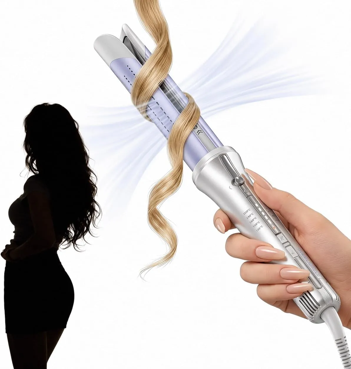 فر کننده مو اتوماتیک شیلگم مدل Hair One Touch Airflow Styler Pro 2 فر کننده مو اتوماتیک شیلگم مدل Hair One Touch Airflow Styler Pro
