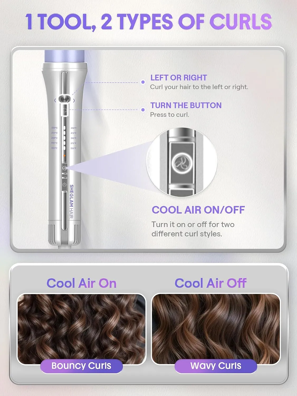 فر کننده مو اتوماتیک شیلگم مدل Hair One Touch Airflow Styler Pro 5 فر کننده مو اتوماتیک شیلگم مدل Hair One Touch Airflow Styler Pro