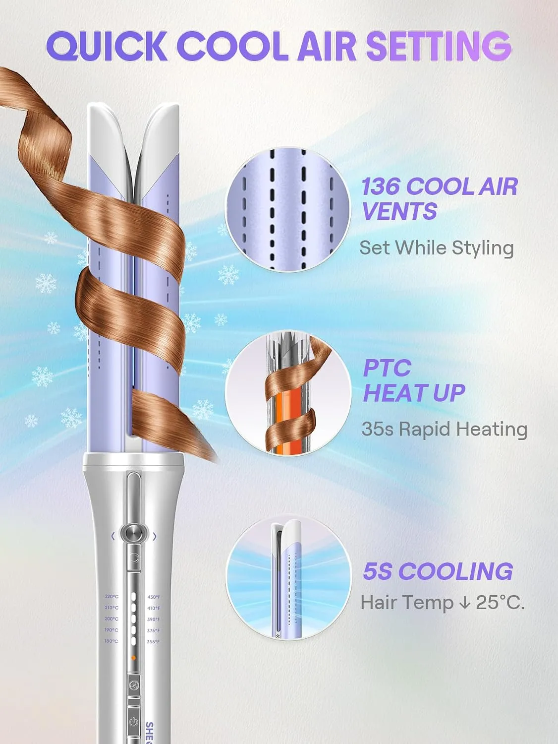 فر کننده مو اتوماتیک شیلگم مدل Hair One Touch Airflow Styler Pro 6 فر کننده مو اتوماتیک شیلگم مدل Hair One Touch Airflow Styler Pro