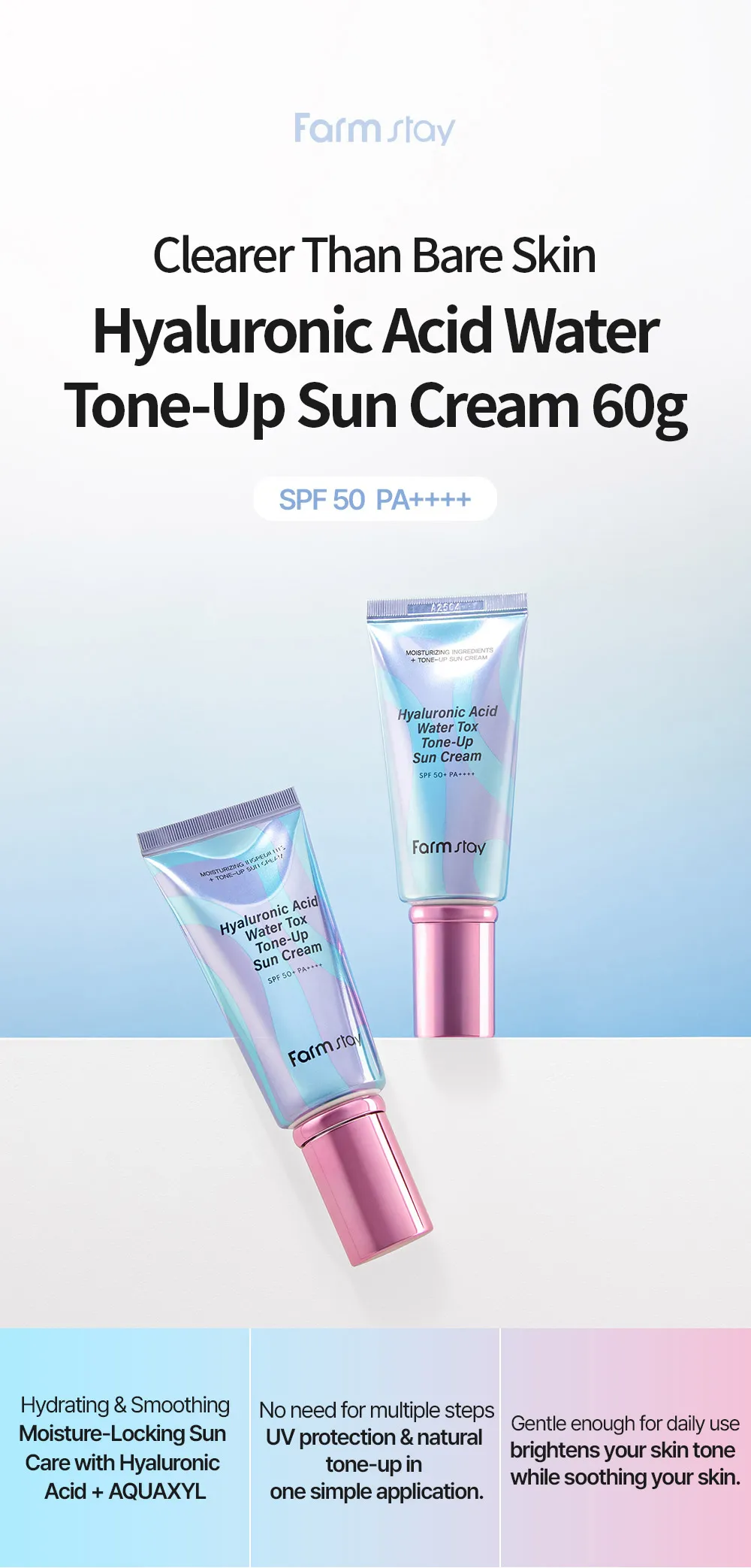 کرم ضد آفتاب اسید هیالورونیک واتر تاکس تون آپ SPF 50 فارم استی ۶۰ میلیلیتر 2 کرم ضد آفتاب اسید هیالورونیک واتر تاکس تون آپ SPF 50 فارم استی ۶۰ میلیلیتر
